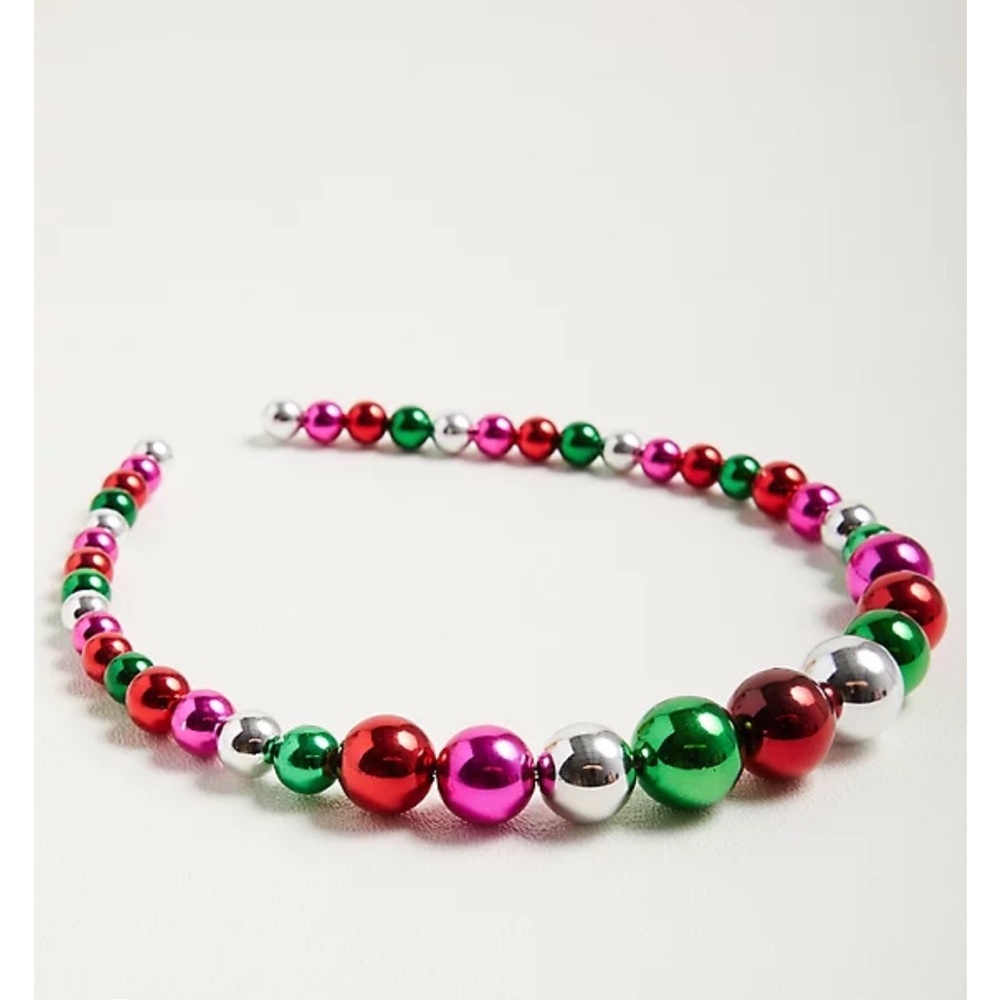 Christamas MULTI COLOR BEAD HEADBAND